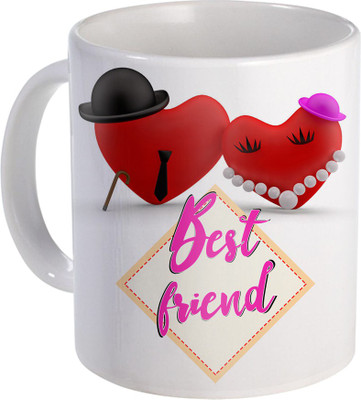 SKY TRENDS You Are Best Friend In My life Amazing Gift Amazing Day Valentine Day Design (38) Ceramic Mug(320 ml), White
SKY TRENDS You Are Best Friend In My life Amazing Gift Amazing Day Valentine Day Design (38) Ceramic Mug(320 ml), White