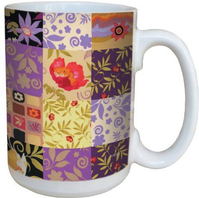 Tree-Free Greetings Greetings lm43722 Patchwork Happy Go Lucky Floral by Nel Whatmore Ceramic, 15-Ounce Ceramic Mug(60 ml), Multicolor
Tree-Free Greetings Greetings lm43722 Patchwork Happy Go Lucky Floral by Nel Whatmore Ceramic, 15-Ounce Ceramic Mug(60 ml), Multicolor