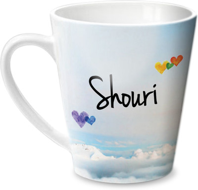 Hot Muggs Simply Love You Shouri Conical Ceramic Mug(350 ml)