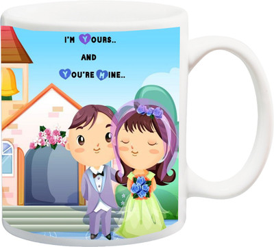 ME&YOU Gift for Husband/Wife/Boyfriend/Girlfriend;Couple On Valentine's Day And Anniversary I'M Yours and You're Mine Printed Ceramic Mug(325 ml), Multicolor
ME&YOU Gift for Husband/Wife/Boyfriend/Girlfriend;Couple On Valentine's Day And Anniversary I'M Yours and You're Mine Printed Ceramic Mug(325 ml), Multicolor