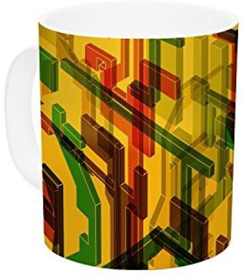 Kess InHouse InHouse Roberlan Three Dee Yellow Red Ceramic Coffee, 11 oz, Multicolor Ceramic Mug(60 ml)
Kess InHouse InHouse Roberlan Three Dee Yellow Red Ceramic Coffee, 11 oz, Multicolor Ceramic Mug(60 ml)