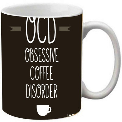 Maison N Mode Obsessive Coffee Disorder Black Coffee Ceramic Mug(330 ml), Multicolor
Maison N Mode Obsessive Coffee Disorder Black Coffee Ceramic Mug(330 ml), Multicolor