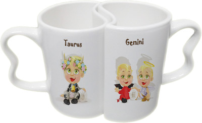 Ucard Taurus and Gemini Zodiac Sign Couple Bone China, Ceramic, Porcelain Mug(325 ml), Multicolor
Ucard Taurus and Gemini Zodiac Sign Couple Bone China, Ceramic, Porcelain Mug(325 ml), Multicolor