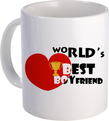 SKY TRENDS World's Best Boyfriend For Wonderful Gift For Special Day Valentine DAy Design (122) Ceramic Mug(320 ml), White
SKY TRENDS World's Best Boyfriend For Wonderful Gift For Special Day Valentine DAy Design (122) Ceramic Mug(320 ml), White