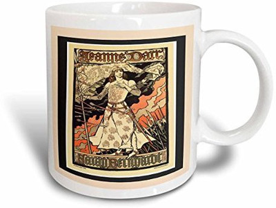 3dRose Joan of Arc Art Nouveau Poster in Peach N Black Frames Ceramic, 11-Ounce Ceramic Mug(60 ml)
3dRose Joan of Arc Art Nouveau Poster in Peach N Black Frames Ceramic, 11-Ounce Ceramic Mug(60 ml)