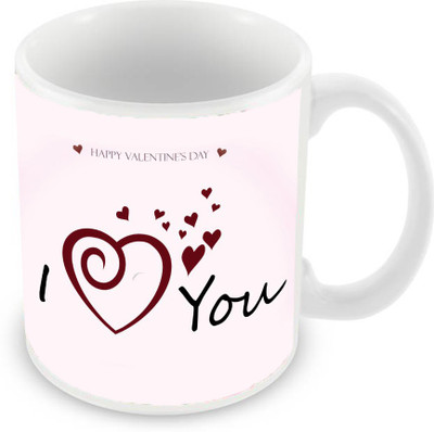 Sleep Nature's SN-MG-2577 Ceramic Mug(350 ml), Pink
