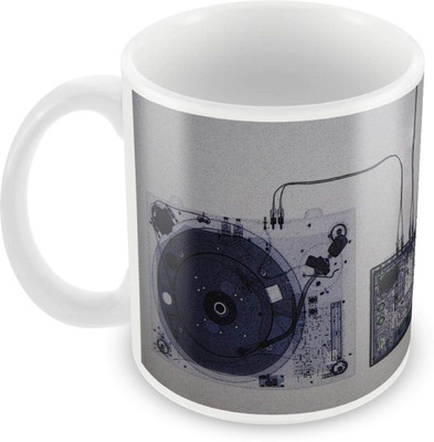 Posterboy Music Root Ceramic Mug(350 ml), Multicolor