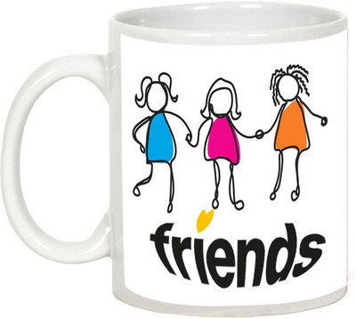 AllUPrints Gift For Friend - Girls Enjoy Friendship Day Ceramic Mug(325 ml), White
AllUPrints Gift For Friend - Girls Enjoy Friendship Day Ceramic Mug(325 ml), White
