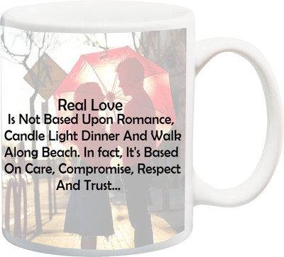 ME&YOU Valentine's Day Gift ; Real Love It's Base Care Compromise, Respect And Trust Printed Ceramic Mug(325 ml), Multicolor
ME&YOU Valentine's Day Gift ; Real Love It's Base Care Compromise, Respect And Trust Printed Ceramic Mug(325 ml), Multicolor