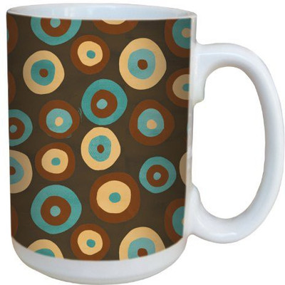 Tree-Free Greetings Greetings 79234 Modern Circles by Debbie Mumm Ceramic with Full-Sized Handle, 15-Ounce Ceramic Mug(60 ml), Multicolor
Tree-Free Greetings Greetings 79234 Modern Circles by Debbie Mumm Ceramic with Full-Sized Handle, 15-Ounce Ceramic Mug(60 ml), Multicolor