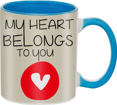 SKY TRENDS Great Romantic Love Best Gifts For Valentine Day For Girlfriend Boyfriend Fiance Wife Husband, Anniversary,Christmas, Design 043 Ceramic Mug(325 ml), Blue
SKY TRENDS Great Romantic Love Best Gifts For Valentine Day For Girlfriend Boyfriend Fiance Wife Husband, Anniversary,Christmas, Design 043 Ceramic Mug(325 ml), Blue