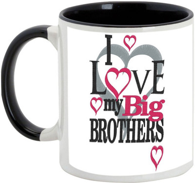 AllUPrints Gift For Bahiya Dooj/ Brother/ Sister - I Love My Big Big Brother Black Ceramic Mug(325 ml)
AllUPrints Gift For Bahiya Dooj/ Brother/ Sister - I Love My Big Big Brother Black Ceramic Mug(325 ml)