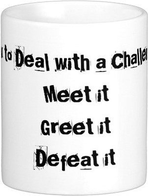 Exoctic Silver MUG117 Ceramic Mug(250 ml), White