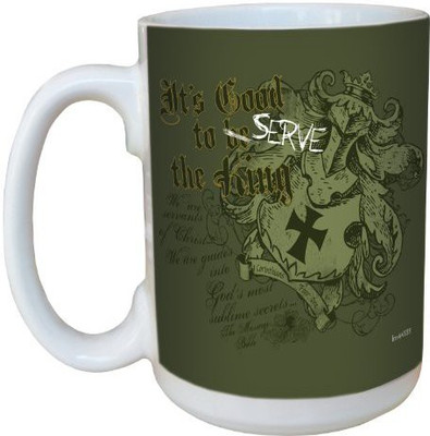 Tree-Free Greetings Greetings lm44333 Serve The King: Corinthians 4:1 Ceramic with Full-Sized Handle, 15-Ounce Ceramic Mug(60 ml), Multicolor
Tree-Free Greetings Greetings lm44333 Serve The King: Corinthians 4:1 Ceramic with Full-Sized Handle, 15-Ounce Ceramic Mug(60 ml), Multicolor