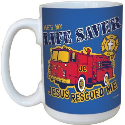 Tree-Free Greetings Greetings lm44288 Life Saver: John 3:16 Ceramic with Full-Sized Handle, 15-Ounce Ceramic Mug(60 ml), Multicolor
Tree-Free Greetings Greetings lm44288 Life Saver: John 3:16 Ceramic with Full-Sized Handle, 15-Ounce Ceramic Mug(60 ml), Multicolor