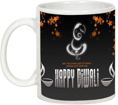 AllUPrints Gifts For Deepawali - Prosperous Happy Diwali Design 12 Ceramic Mug(325 ml), White
AllUPrints Gifts For Deepawali - Prosperous Happy Diwali Design 12 Ceramic Mug(325 ml), White