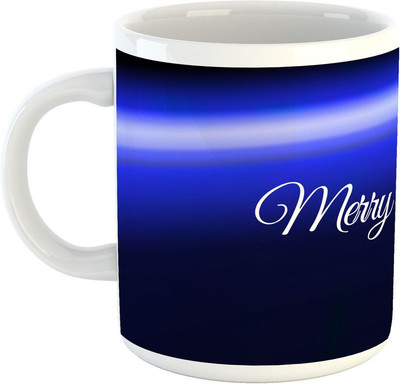 Deeher Gifts Merry christmas design72 Ceramic Mug(330 ml), Multicolor