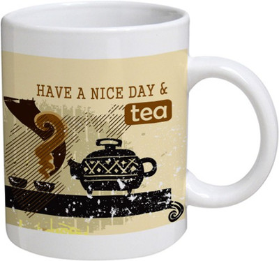 My Bestow Have A Nice Day & Tea - MyBestow White Plain Coffee Ceramic Ceramic Mug(320 ml), Multicolor
My Bestow Have A Nice Day & Tea - MyBestow White Plain Coffee Ceramic Ceramic Mug(320 ml), Multicolor