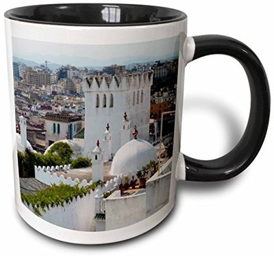 3dRose mug_189091_4 View of Tangier from The Medina, Tangier, Morocco, North Africa Two Tone Black, 11 oz, Black/White Ceramic Mug(60 ml), Multicolor
3dRose mug_189091_4 View of Tangier from The Medina, Tangier, Morocco, North Africa Two Tone Black, 11 oz, Black/White Ceramic Mug(60 ml), Multicolor
