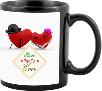 SKY TRENDS World's Best Gifts For Valentine Girlfriend Boyfriend Friend Husband Wife Anniversary & Birthday Design Code 108 Ceramic Mug(325 ml), Black
SKY TRENDS World's Best Gifts For Valentine Girlfriend Boyfriend Friend Husband Wife Anniversary & Birthday Design Code 108 Ceramic Mug(325 ml), Black