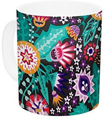 Kess InHouse InHouse Agnes Schugardt Folk Meadow Purple Teal Ceramic Coffee, 11 oz, Multicolor Ceramic Mug(60 ml)
Kess InHouse InHouse Agnes Schugardt Folk Meadow Purple Teal Ceramic Coffee, 11 oz, Multicolor Ceramic Mug(60 ml)