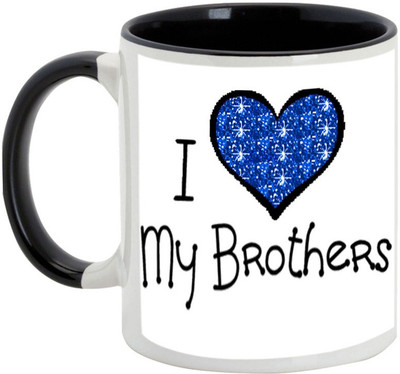 AllUPrints Gift For Bahiya Dooj/ Brother - I Love My Brother Black Ceramic Mug(325 ml)
AllUPrints Gift For Bahiya Dooj/ Brother - I Love My Brother Black Ceramic Mug(325 ml)