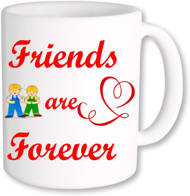 PhotogiftsIndia Happy Friendship Day 023 Ceramic Mug(350 ml), Multicolor