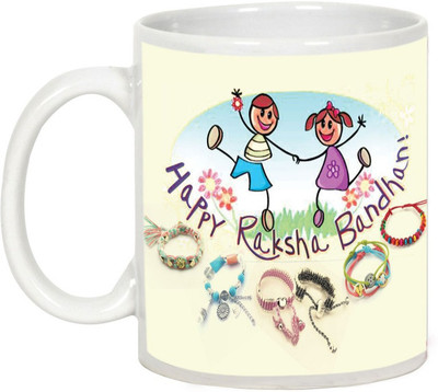 AllUPrints Gift For Rakhi - Happy Raksha Bandhan To Sister Ceramic Mug(325 ml), White
AllUPrints Gift For Rakhi - Happy Raksha Bandhan To Sister Ceramic Mug(325 ml), White