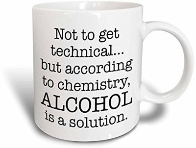 3dRose mug_202860_1 Alcohol is a Solution, Black Ceramic, 11 oz, White Ceramic Mug(60 ml)
3dRose mug_202860_1 Alcohol is a Solution, Black Ceramic, 11 oz, White Ceramic Mug(60 ml)
