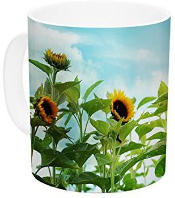 Kess InHouse InHouse Sylvia Cook Sunflower Field Blue Green Ceramic Coffee, 11 oz, Multicolor Ceramic Mug(60 ml)
Kess InHouse InHouse Sylvia Cook Sunflower Field Blue Green Ceramic Coffee, 11 oz, Multicolor Ceramic Mug(60 ml)
