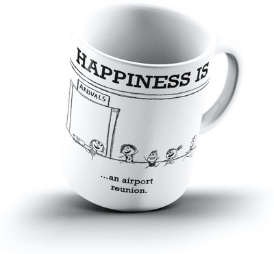 Ucard Happiness Is1538 Bone China, Ceramic, Porcelain Mug(325 ml), Multicolor
Ucard Happiness Is1538 Bone China, Ceramic, Porcelain Mug(325 ml), Multicolor