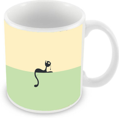 Sleep Nature's SN-MG-2157 Ceramic Mug(350 ml), Multicolor