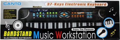 Mamaboo Canto 37-Keys Electronic Keyboard(Black)
