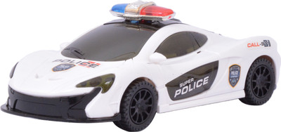 MERATOY.COM MERATOY 3D LIGHT POLICE CAR(White)