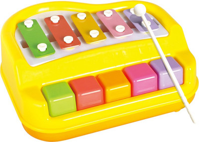 ToysBuggy Happy Xylophone & Piano(Multicolor)