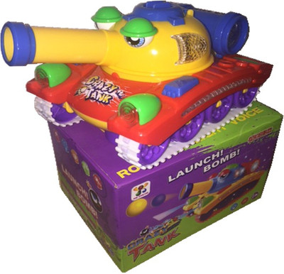S.G.International Crazy tank rotating light voice(Red, Yellow, Blue, Green)