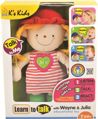 K's Kids Learn to Talk Julia(Multicolor)