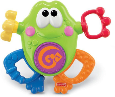 Fisher-Price Go Baby Go! Silly Sounds Frog(Multicolor)