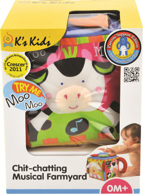 K's Kids Chit-chatting Musical Farmyard(Multicolor)