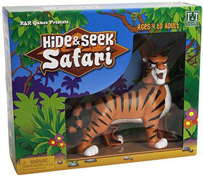 R & R Games Hide And Seek Safari Tiger(Multicolor)