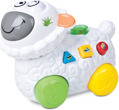 Mitashi SkyKidz Happy Go Lucky Pet Musical Toy-Sheep(White)