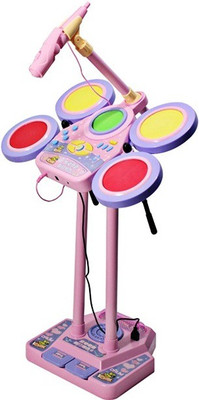 Buddy Fun Electronic Junior Jazz Drum Beat Set With Mp3 Plug-In + Microphone + Pedal Mechanism + Adjustable Heights(Pink)
Buddy Fun Electronic Junior Jazz Drum Beat Set With Mp3 Plug-In + Microphone + Pedal Mechanism + Adjustable Heights(Pink)