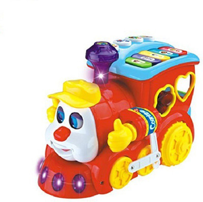 Flying Toyszer Q&A Smart Cartoon Train(Multicolor)