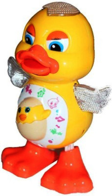 Turban Toys Dancing Duck with light & music for kids(Yellow)