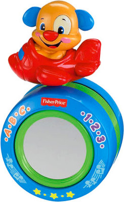 Fisher-Price Laugh & Learn Puppy's Crawl-along Musical Ball(Multicolor)