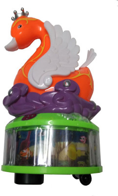 Suvesa Swan Light and sound turntable(Multicolor)