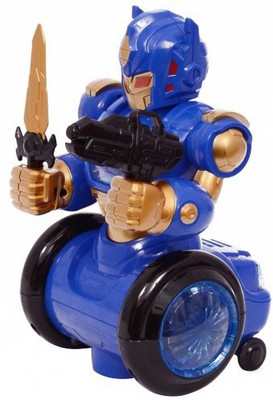 MERATOY.COM BATTERY OPERATED DANCING ROBOT(Blue)