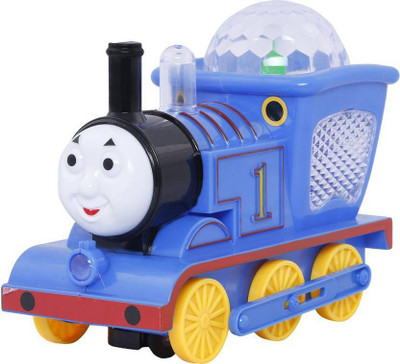 Isquare Enterprises Electric train with dazzling lights(Blue)