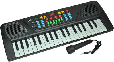 AR Enterprises BLACK PLASTIC PIANO WITH MICKE(Black)