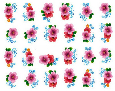 SENECIO™ Hibiscus Multicolor Floral Nail Art Manicure Decals Water Transfer Stickers 1 Sheet(Multicolor)
SENECIO™ Hibiscus Multicolor Floral Nail Art Manicure Decals Water Transfer Stickers 1 Sheet(Multicolor)